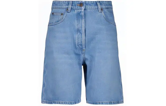 Prada Denim Shorts Light Blue