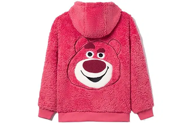 李宁儿童 迪士尼玩具总动员系列 卡通印花羊羔绒保暖针织夹克绒感外套 儿童款