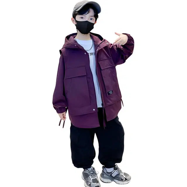 雅鹿夹克 舒适亲肤百搭 儿童款