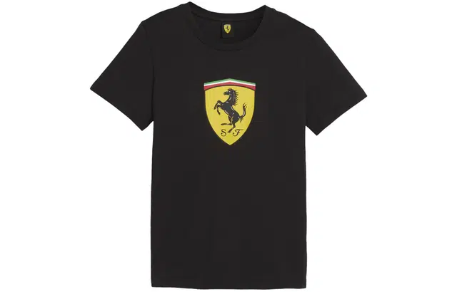 PUMA FERRARI RACE BIG SHIELD TEE COLOURED T