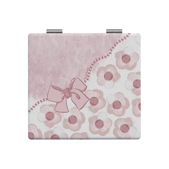 计轩 可爱家用镜子 便携式随身