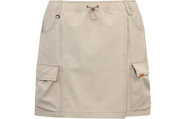 探路者 纯色速干透气高弹 舒适透气裙裤工装短裙 女款