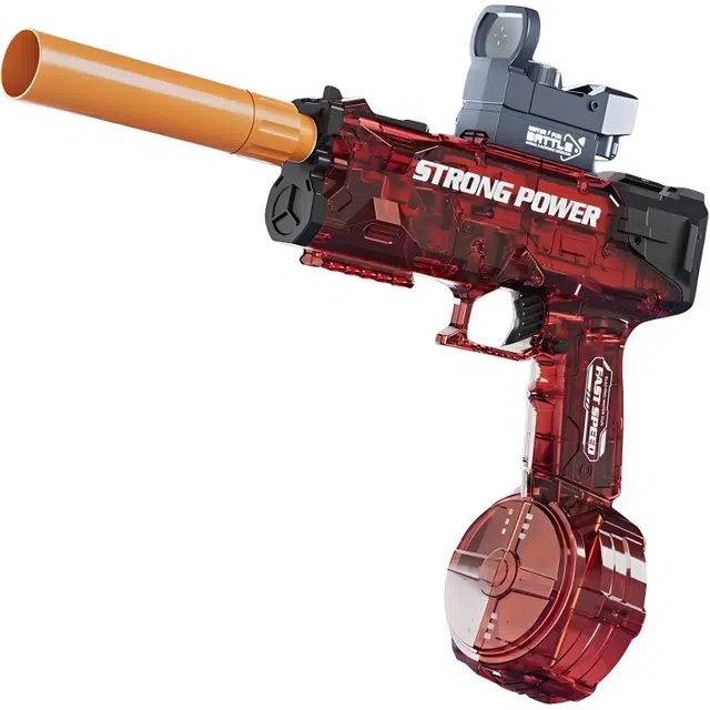 蒙柯 冰爆水枪全自动水枪高速连发冲锋枪 枪型玩具