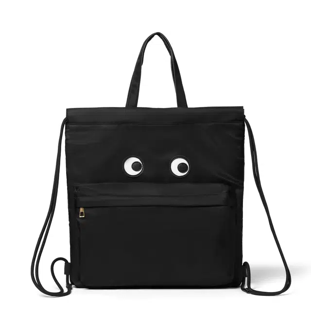 Lanyue Nylon Backpack Black