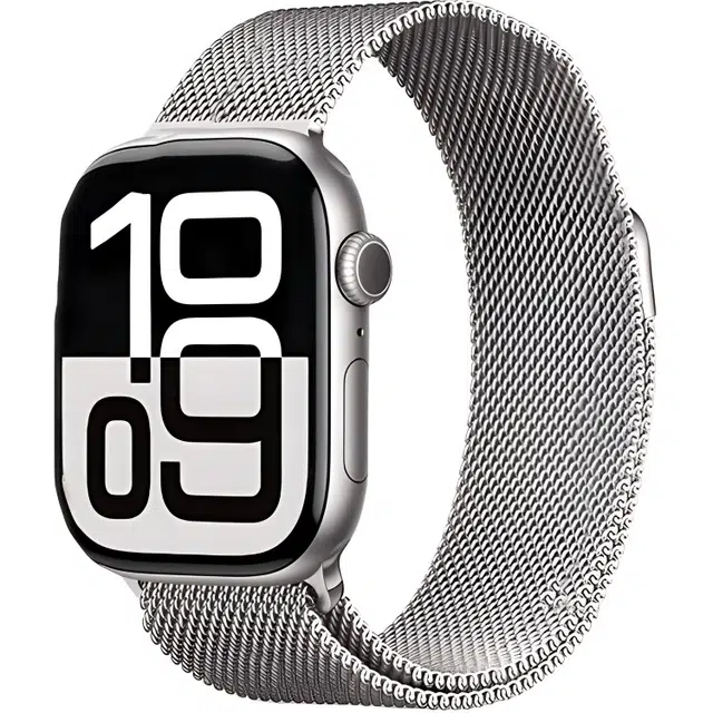 匹克 手表表带 苹果适用 精钢材质 米兰尼斯磁吸手表带表带气质百搭男女同款