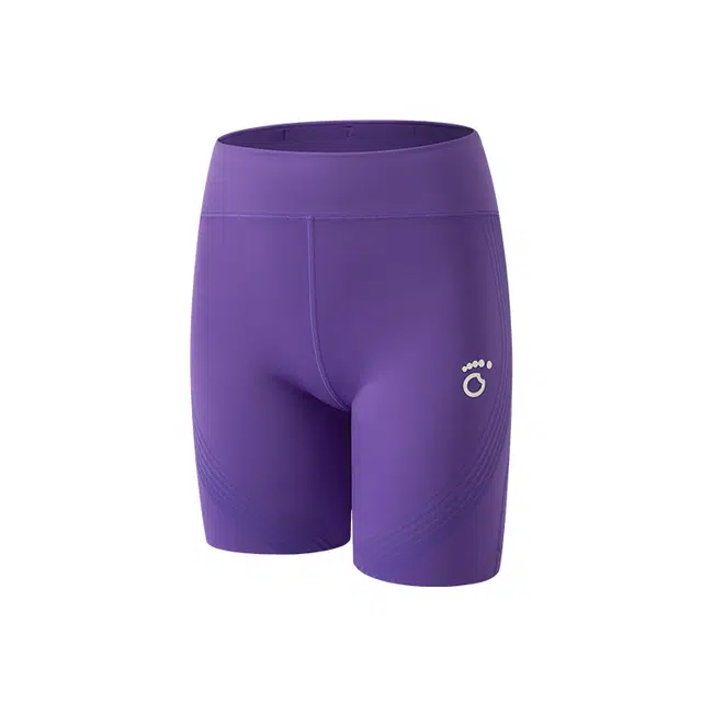 马孔多 舒适透气智压支撑运动短裤 女款 超速紫