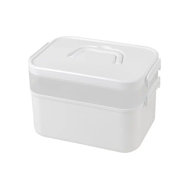 计轩 大容量美甲收纳盒 双层可放甲油胶