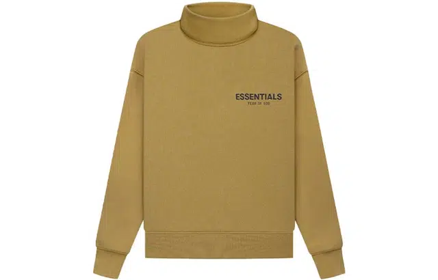 Fear of God Essentials Kids Pullover Mockneck Amber