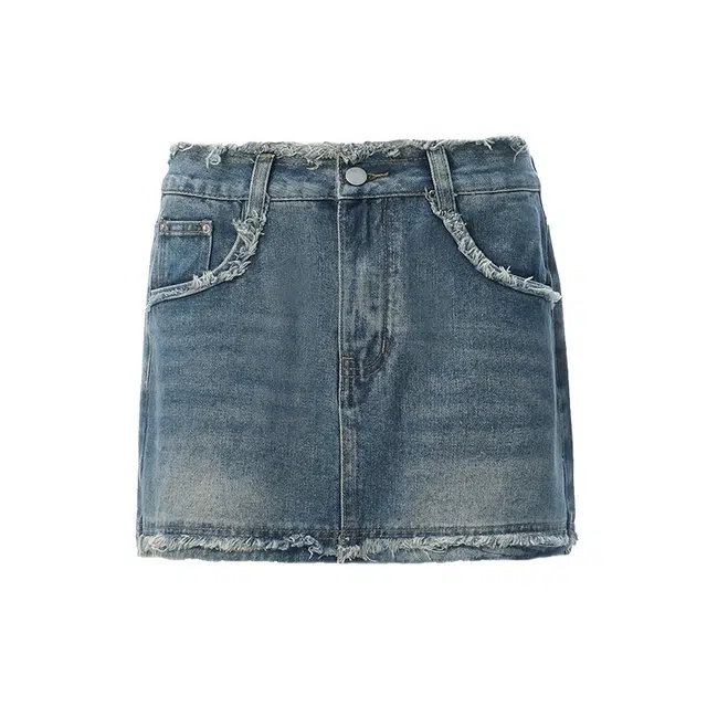 玫丝朵 时尚简约港风包臀牛仔短裙 女款