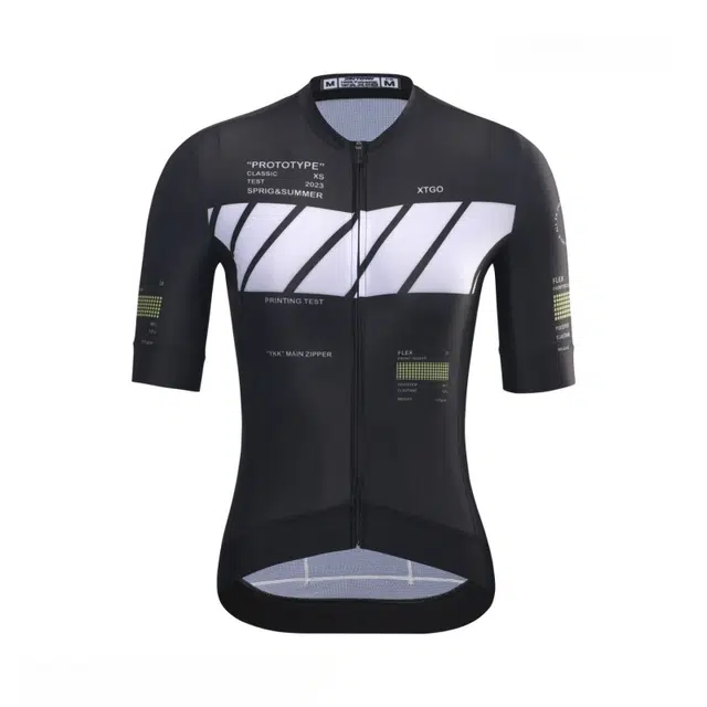 木清清 拼色圆领拉链骑行服 女款