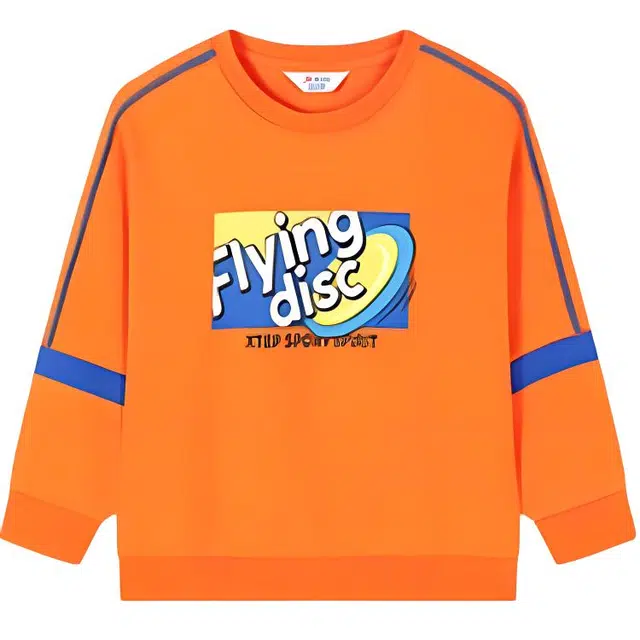 特步 童装 简约卡通动漫休闲长袖卫衣 男童