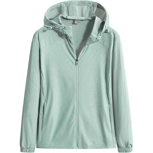 识恩 青春复古百搭时尚舒适长袖 透气速干防风防晒服 女款