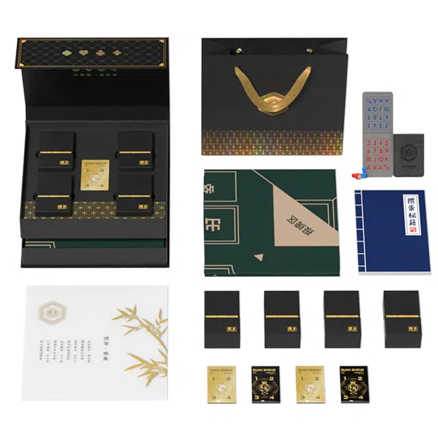 悦爻 掼蛋牌黑芯双层套装 扑克