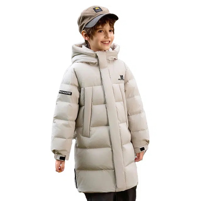 雅鹿 连帽舒适柔软亲肤羽绒服 青少年