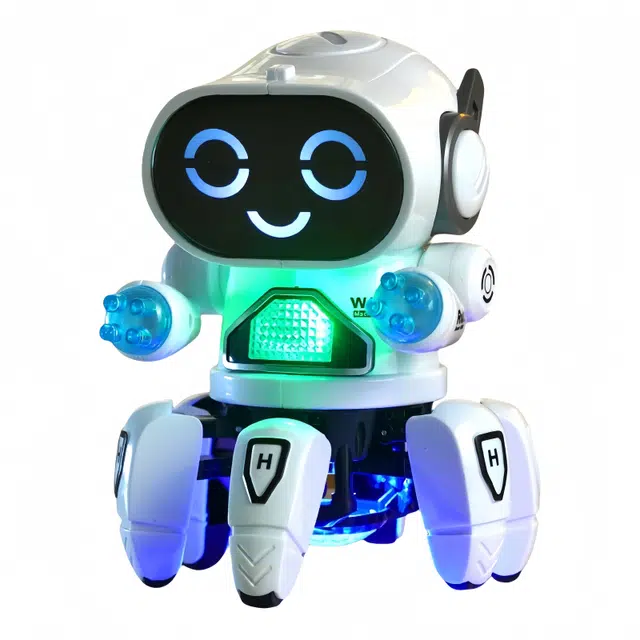 天予小镇 会唱歌跳舞的电动机器人 智能玩具