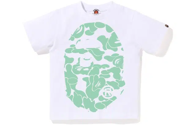 BAPE Kids Color Block Ape Head T-Shirt