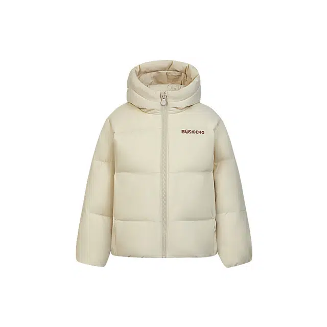 波司登 舒适亲肤字母连帽羽绒服 中小童