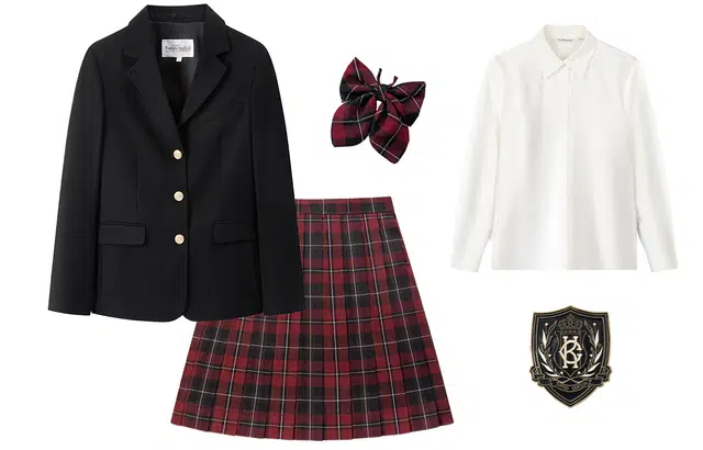 东鲸岁时记 纯色长袖西装外套制服套装 女款