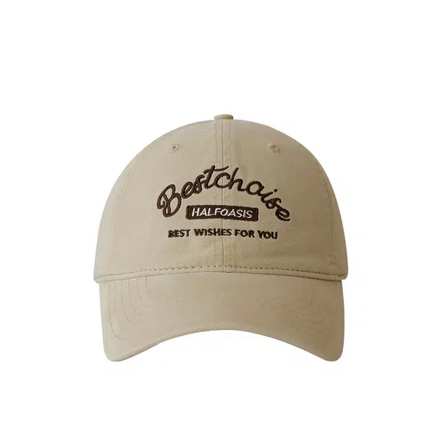 木林森 春夏季运动休闲宽帽檐显脸小遮阳防晒美式刺绣字母户外出行 棉 鸭舌帽 男女同款情侣款