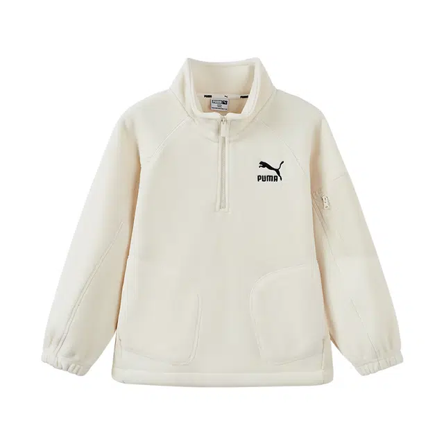 PUMA Sportstyle STAND COLLAR POLAR FLEECE SWEATSHIRT 10101
