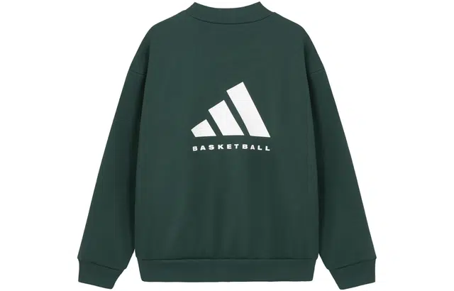 adidas Chapter One Basketball Fleece Sweat Crew Sweatshirt Logo