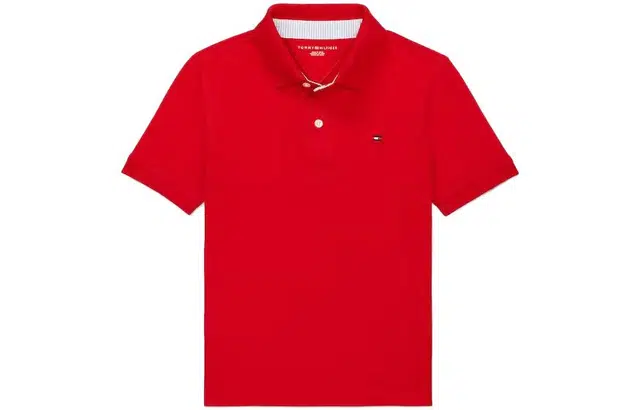 Tommy Hilfiger Solid Stretch Polo Tops Primary Polo
