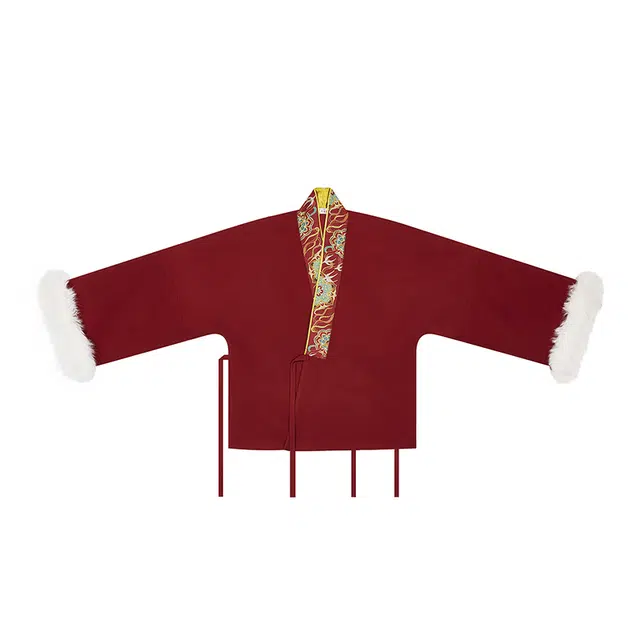 织造司 原创明制龙年拜年服斗篷刺绣对交穿马面裙秋冬套装汉服 女款