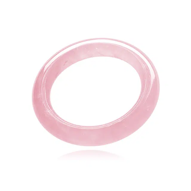 一世倾 桃之夭夭 新中式国潮甜美可爱温柔风小清新马达加斯加水润通透日常百搭公主风好运天然 粉水晶 手镯 男女同款情侣款