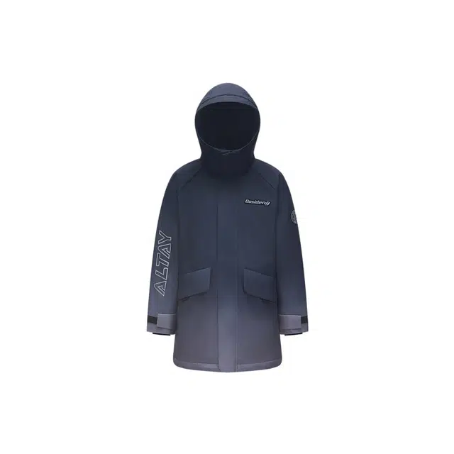 波司登 阿勒泰系列 舒适渐变连帽拉链羽绒服 青少年