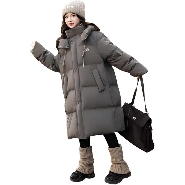 雅鹿棉衣 百搭宽松洋气纯色 儿童款