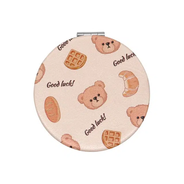 计轩 日系化妆镜 随身便携折叠