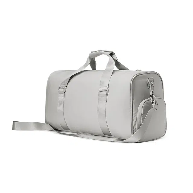 斯凯奇 运动大容量干湿分离独立鞋仓 涤纶 健身包旅行包 大号 男女同款情侣款 黑色/卡其色/灰色