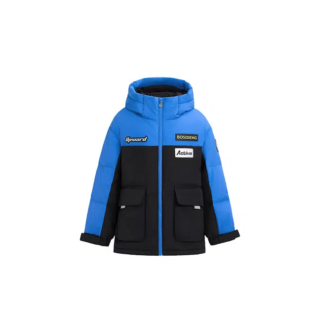 波司登羽绒服 洋气时尚保暖宽松百搭拼色 青少年