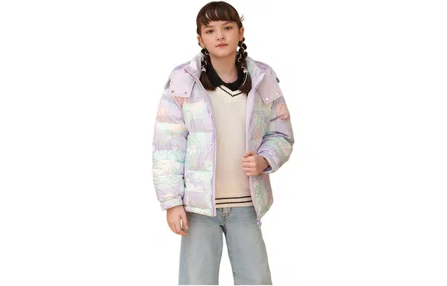 儿童款 坦博尔 连帽加厚保暖休闲羽绒服