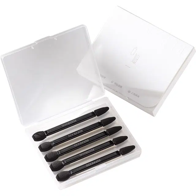 古迪 双头眼影棒化妆工具 海绵头小号眼影刷便携遮瑕刷眼部晕染专用