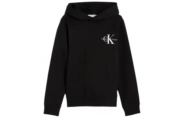 CALVIN KLEIN Terry Logo Hoodie Logo