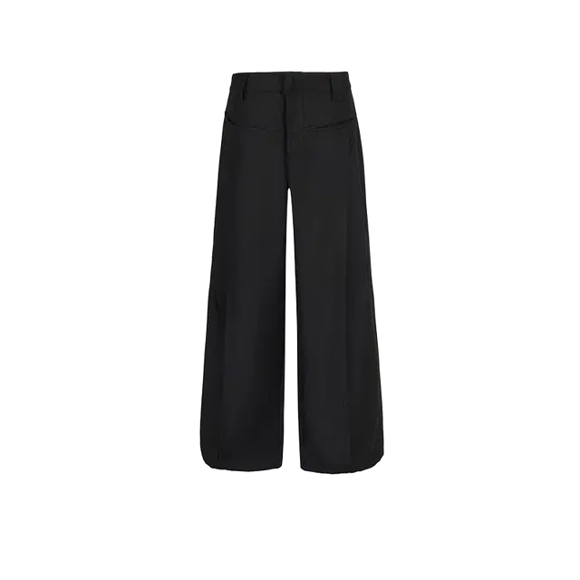 奇迹街区 日系薄款复古直筒宽松百搭垂感休闲裤 男女同款