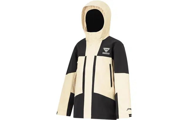 李宁儿童 宽松连帽加绒风衣 儿童款