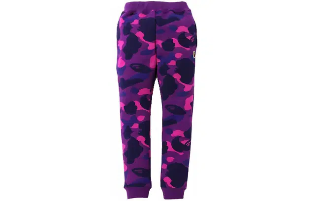 A BATHING APE Bape Camo Knit Sweatpants Kids