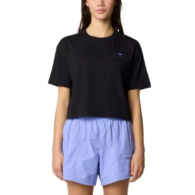 MOUNTAIN HARDWEAR Seek Floral Boxy Crop T