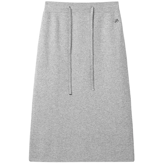 Peacebird x Prince High Waist Skirt Light Grey