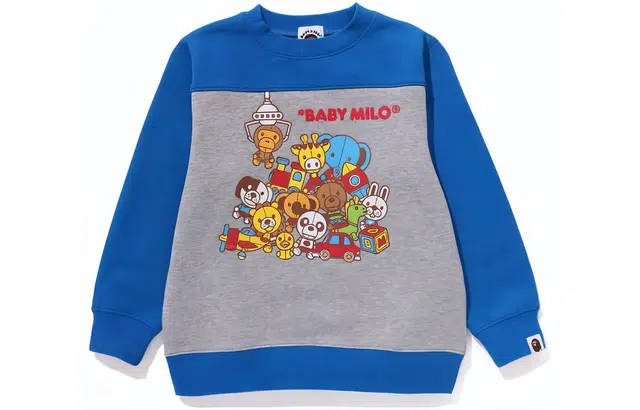 A BATHING APE Milo UFO Game Crewneck