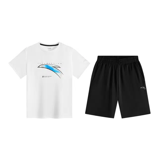 安踏儿童休闲运动套装 综训系列 针织舒适时尚 青少年