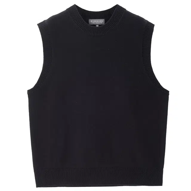 佐丹奴 韩国款纯棉圆领毛织套头无袖针织衫 男款