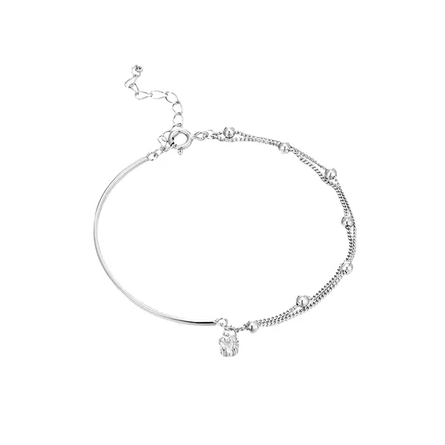 前方大荒野 闪耀星星手饰 轻奢小众简约设计 日常通勤休闲百搭 潮流时髦精致气质 合金 手链 女款