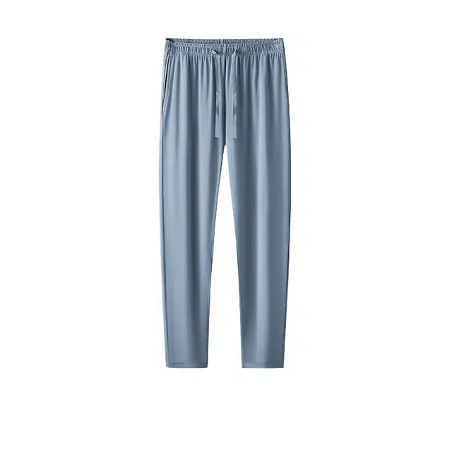 对你的私语 双面薄款长裤纯色家居裤睡裤 男款