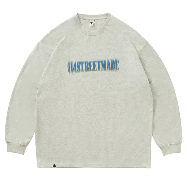 714STREET Gradient Logo Long Sleeve Tee