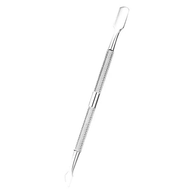 计轩 不锈钢卸甲推卸除甲油双头卸甲刨死皮叉美甲工具 便捷