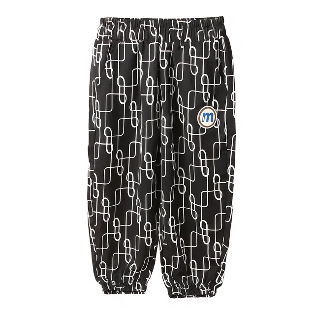 十月妈咪 夏季 防蚊满印轻薄宽松休闲裤 男女童 儿童款