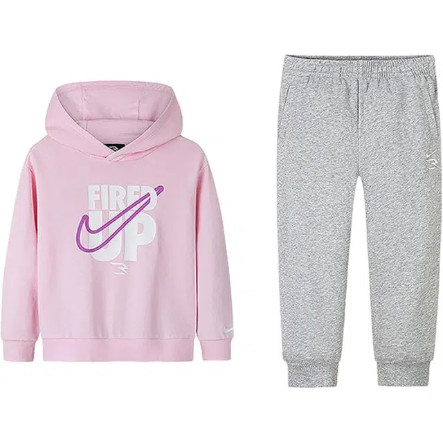 Nike CNY Casual Set Pink Kids